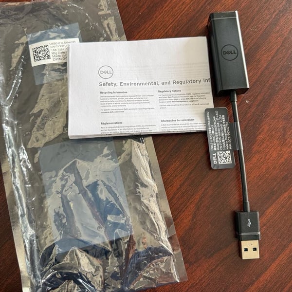 Dell USB 3.0 To Ethernet Adapter DP/N 0YX2FJ