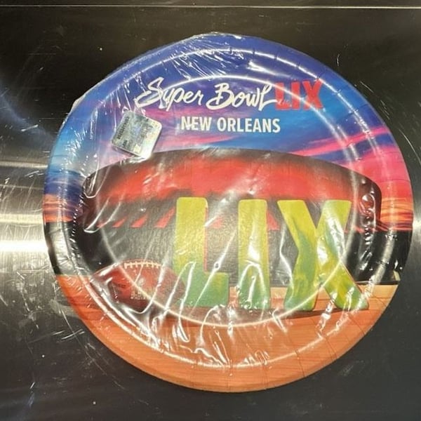 Super Bowl LIX New Orleans Paper Plates 10" 20ct