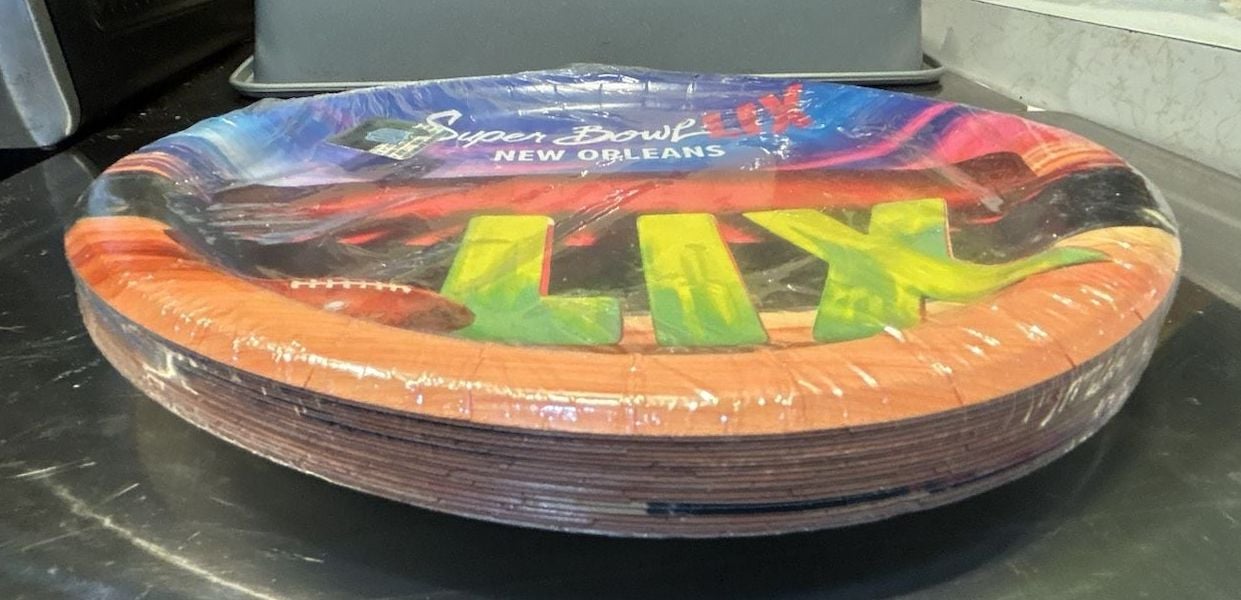Super Bowl LIX New Orleans Paper Plates 10" 20ct 2