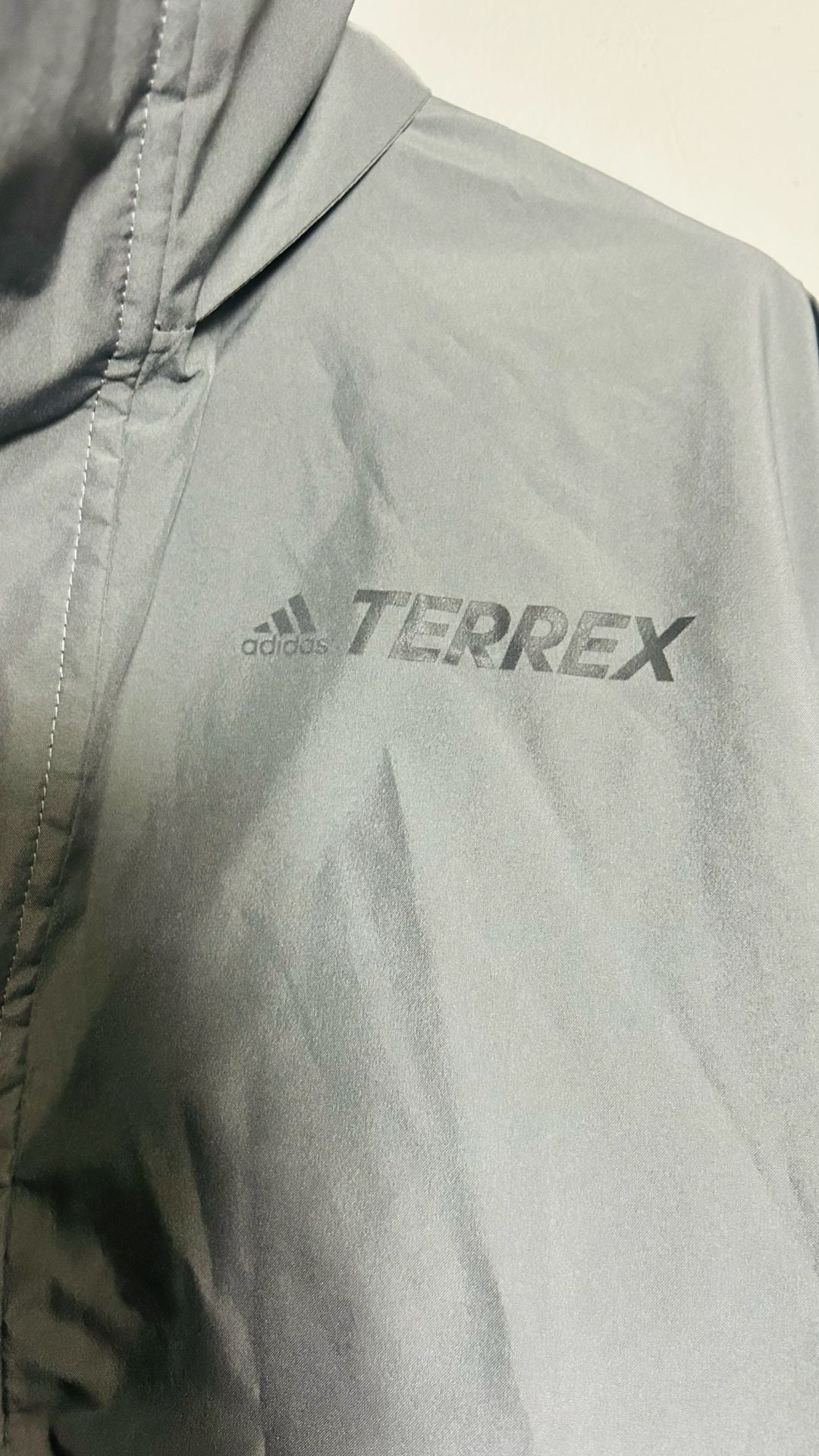 Adidas Terrex Climaproof Rain Jacket Size S Gray. Pc138 3