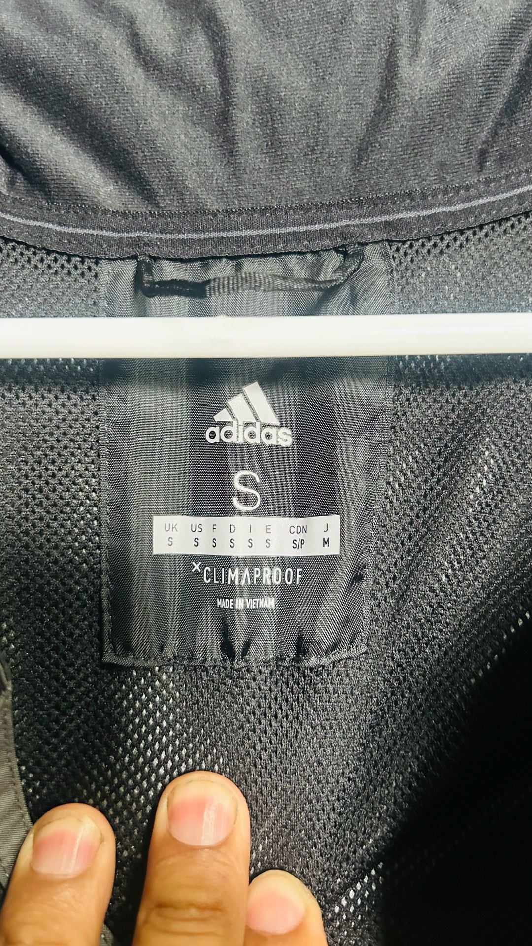 Adidas Terrex Climaproof Rain Jacket Size S Gray. Pc138 4