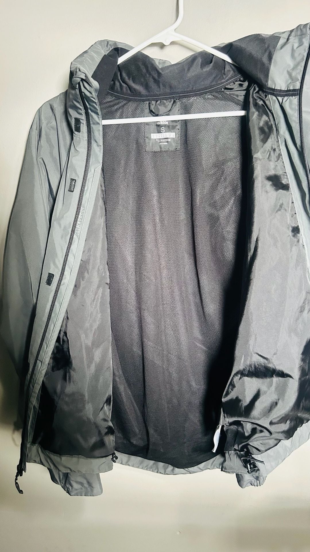 Adidas Terrex Climaproof Rain Jacket Size S Gray. Pc138 6