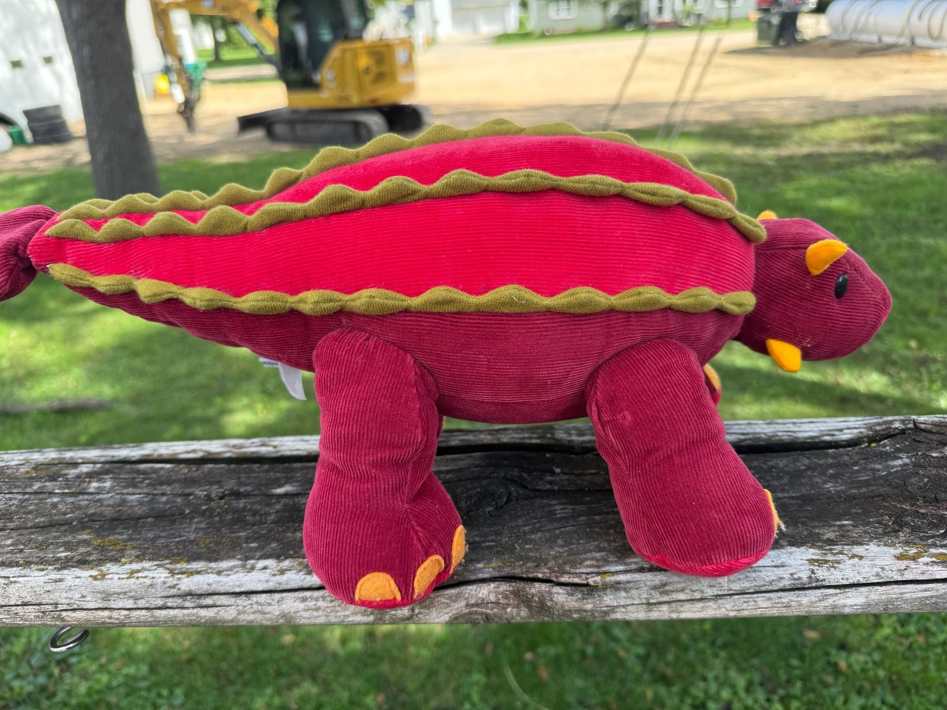 Gund Aaah Dinosaurs Adam Plush 19" Ankylosaurus Dino Stuffed Animal 320224 T 3