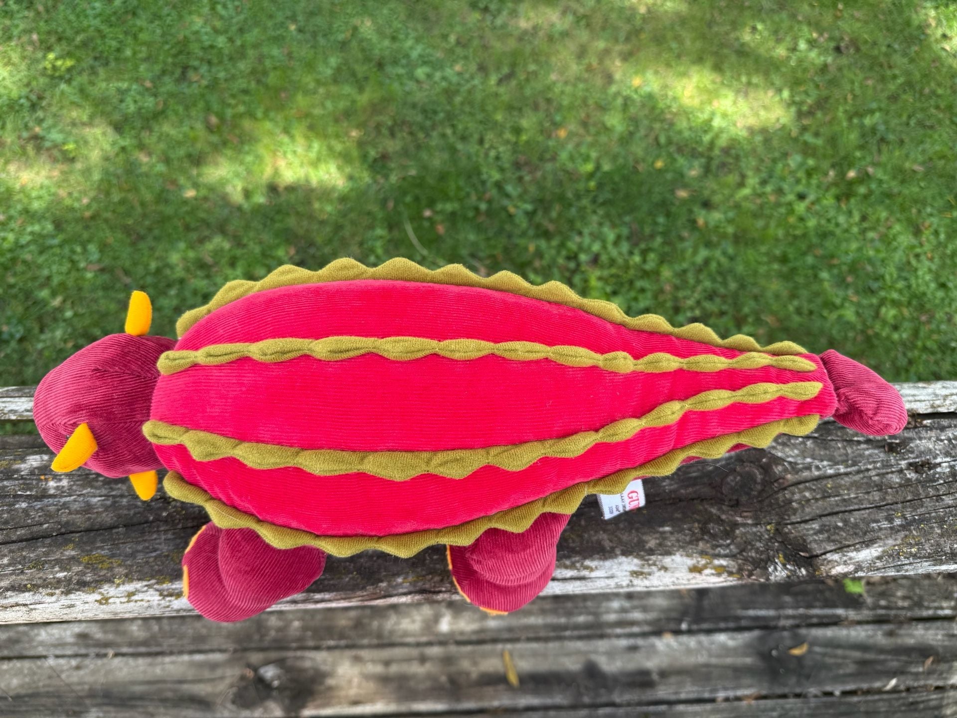 Gund Aaah Dinosaurs Adam Plush 19" Ankylosaurus Dino Stuffed Animal 320224 T 4