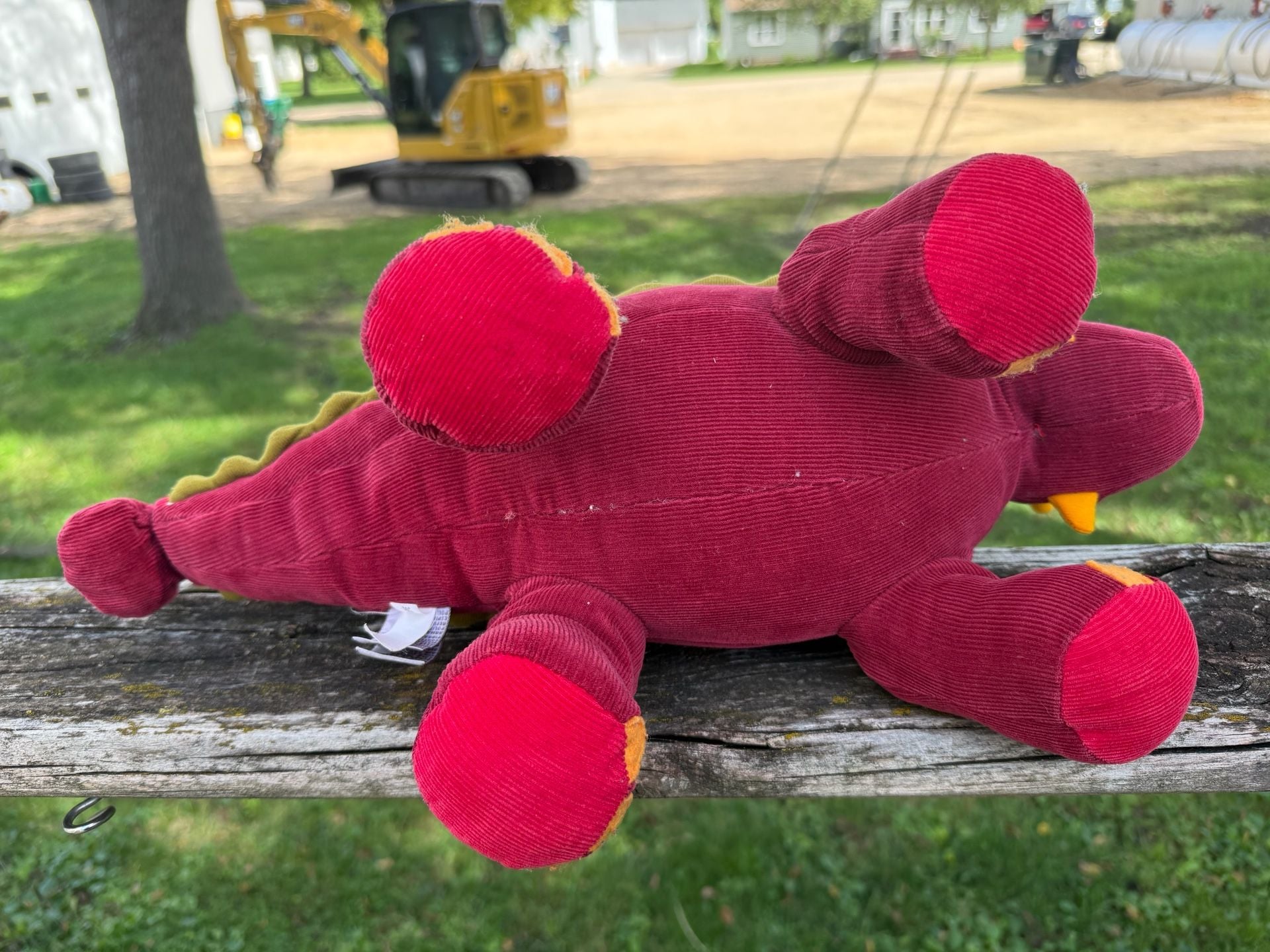 Gund Aaah Dinosaurs Adam Plush 19" Ankylosaurus Dino Stuffed Animal 320224 T 5