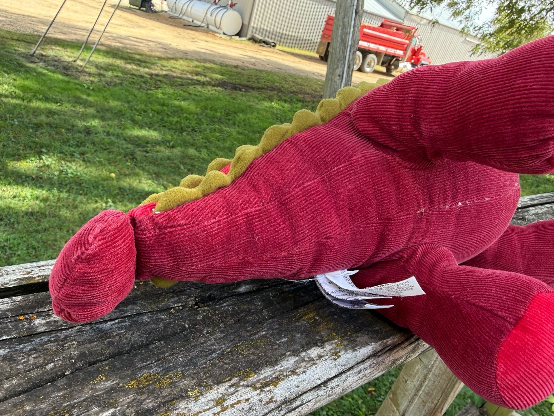 Gund Aaah Dinosaurs Adam Plush 19" Ankylosaurus Dino Stuffed Animal 320224 T 7