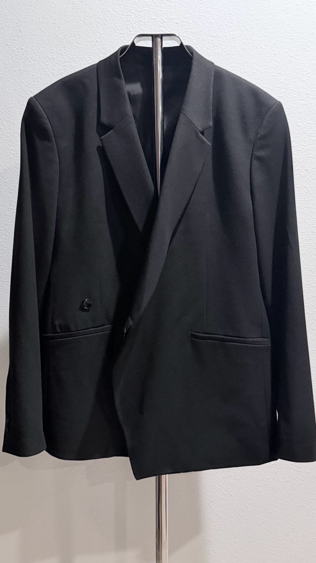 Zara Black Double-Breasted Blazer Jacket 2