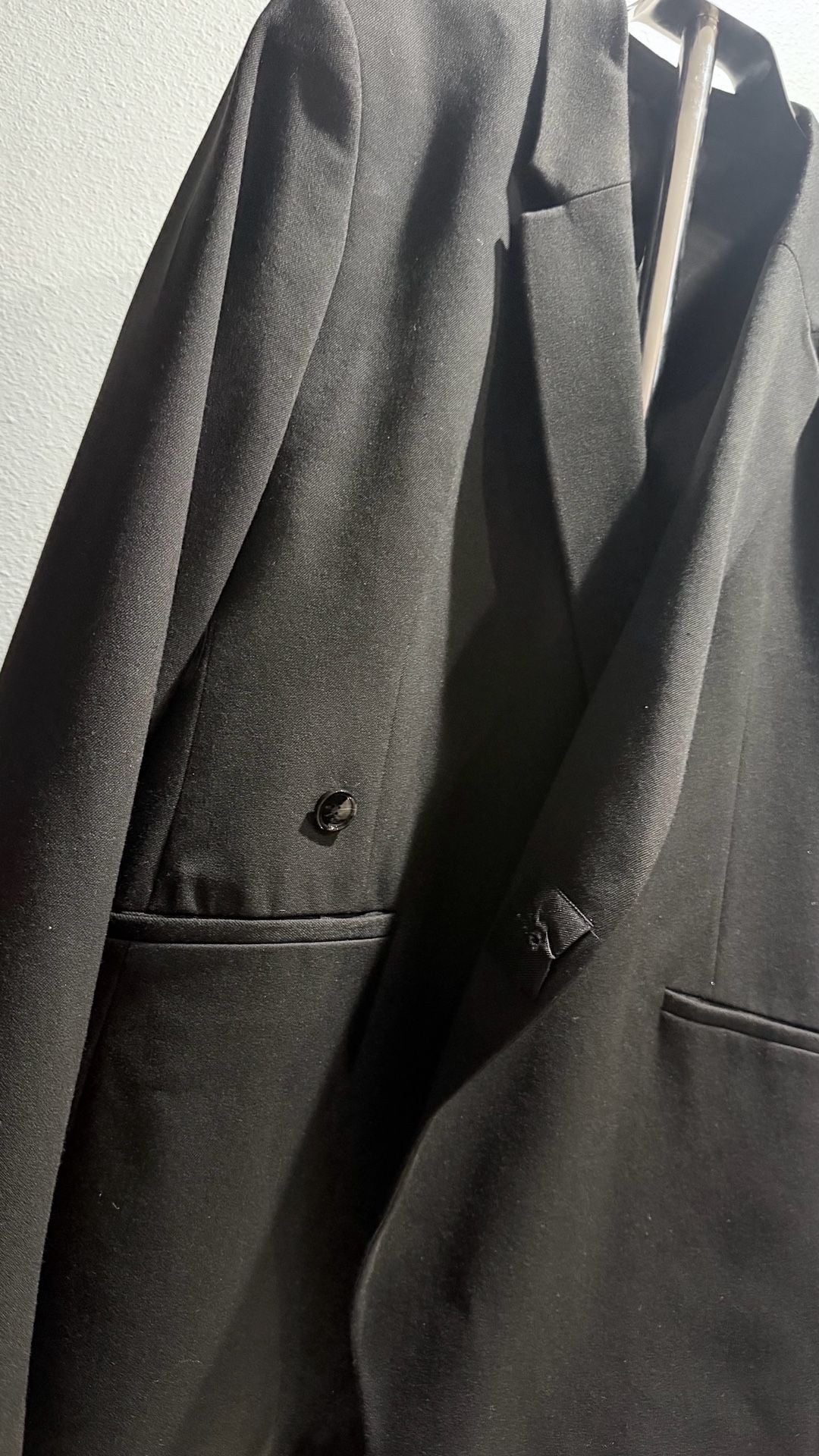 Zara Black Double-Breasted Blazer Jacket 3