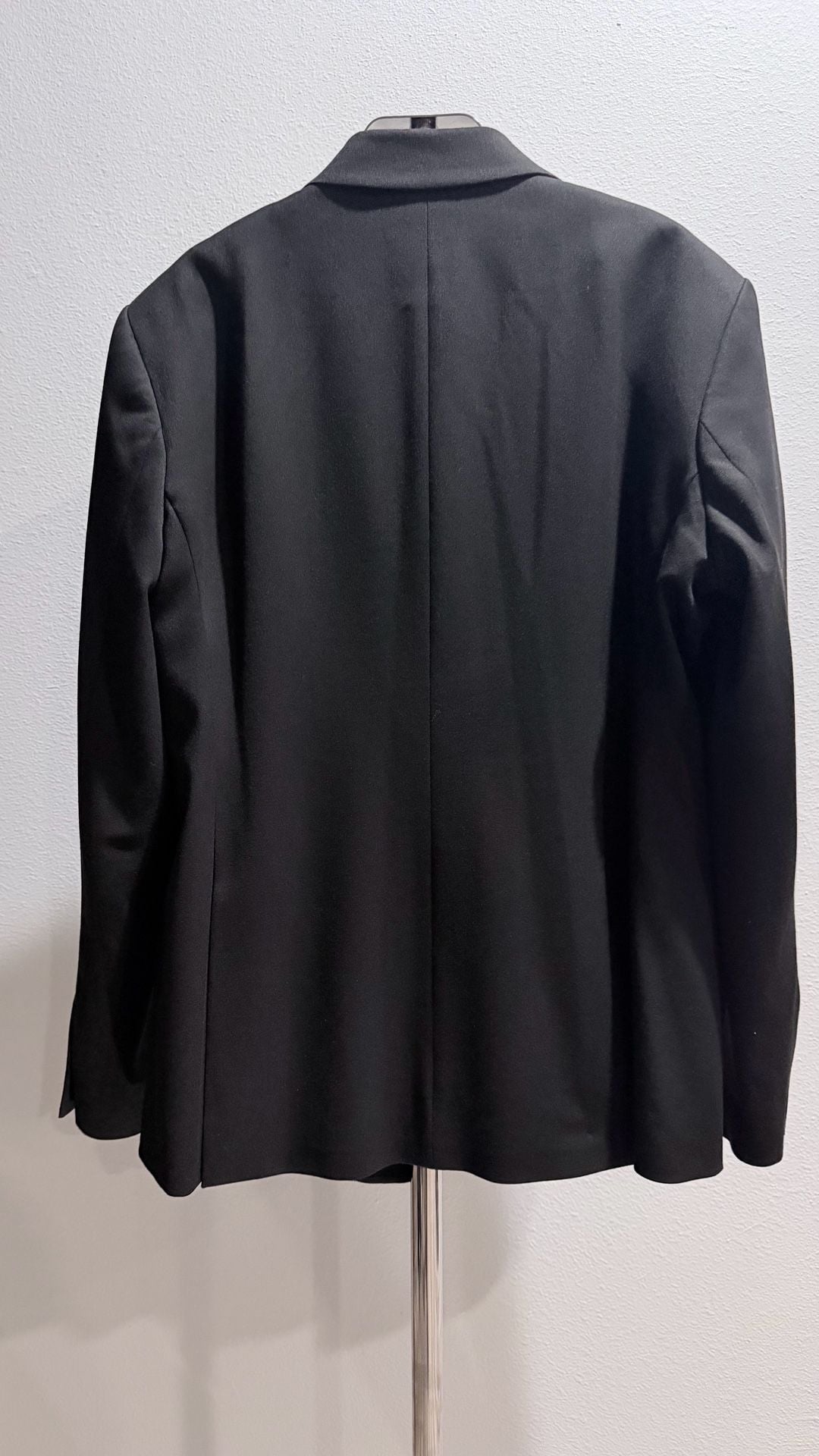 Zara Black Double-Breasted Blazer Jacket 9