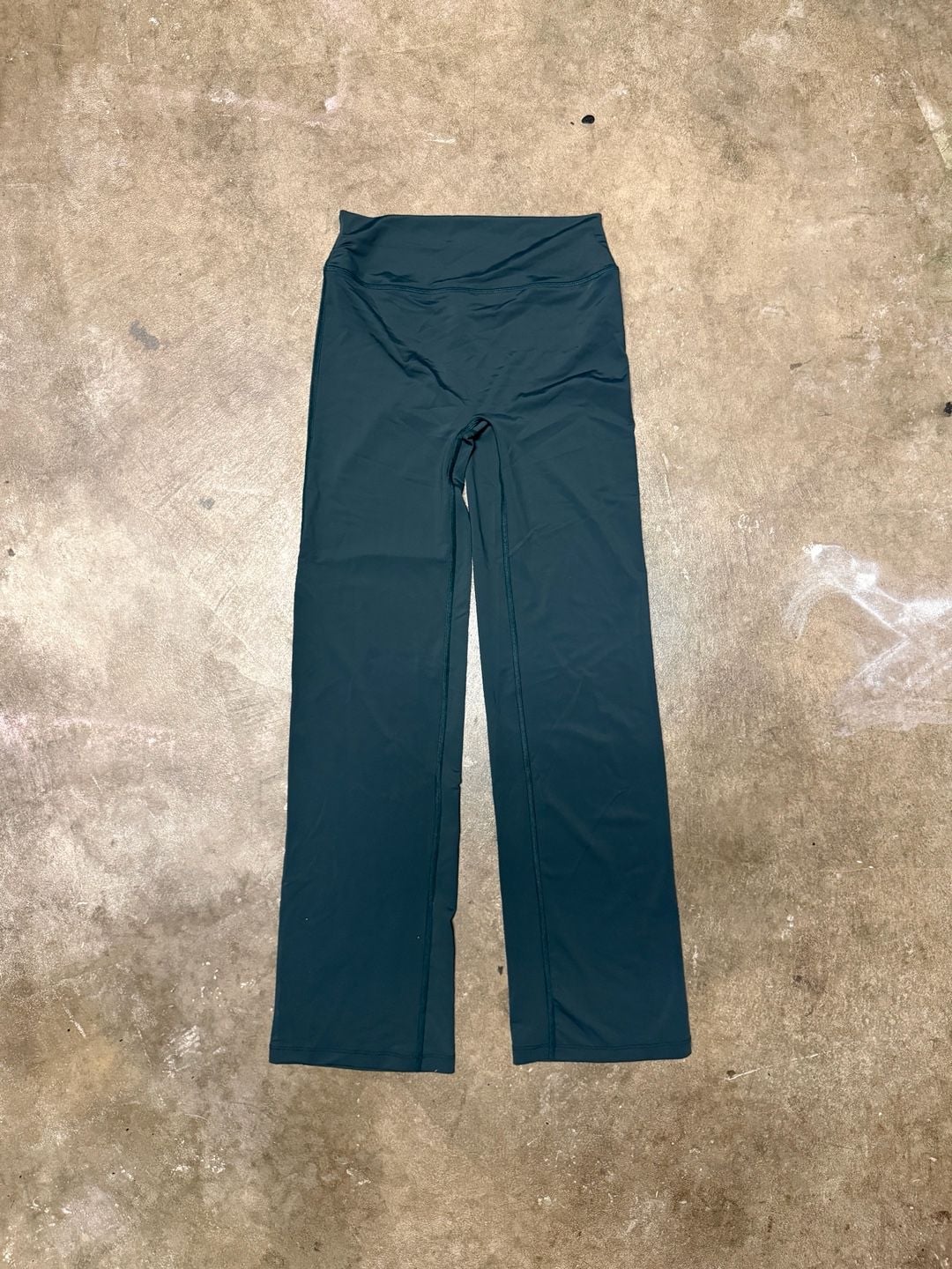 Nike Skims Dri-Fit Fold Over Cotton Jersey Pants Size L Spruce 2