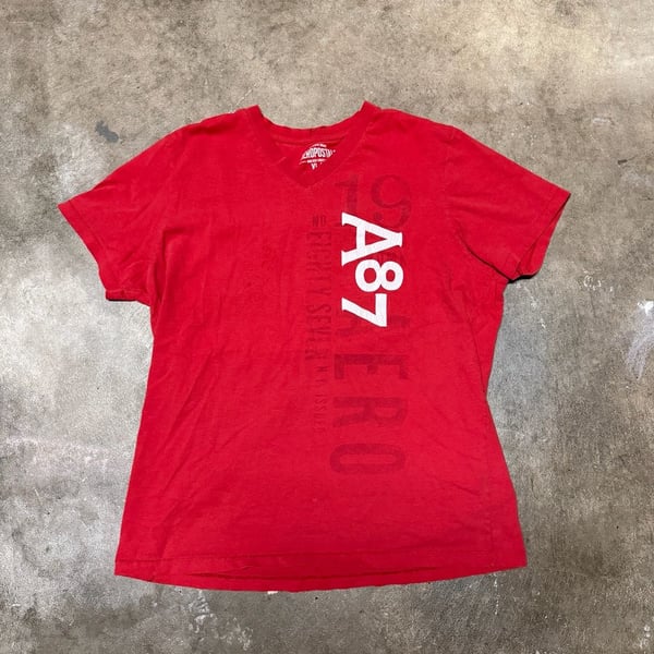 Aeropostale A87 Graphic T-Shirt Red XL