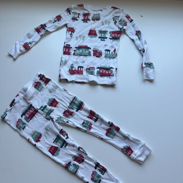 Carter's Just One You Christmas Train Pajamas 2T