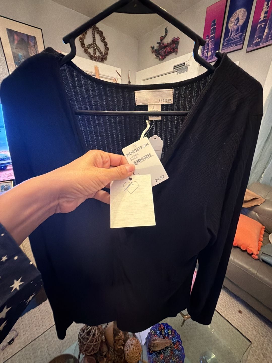 Black long sleeve Northstrom 4
