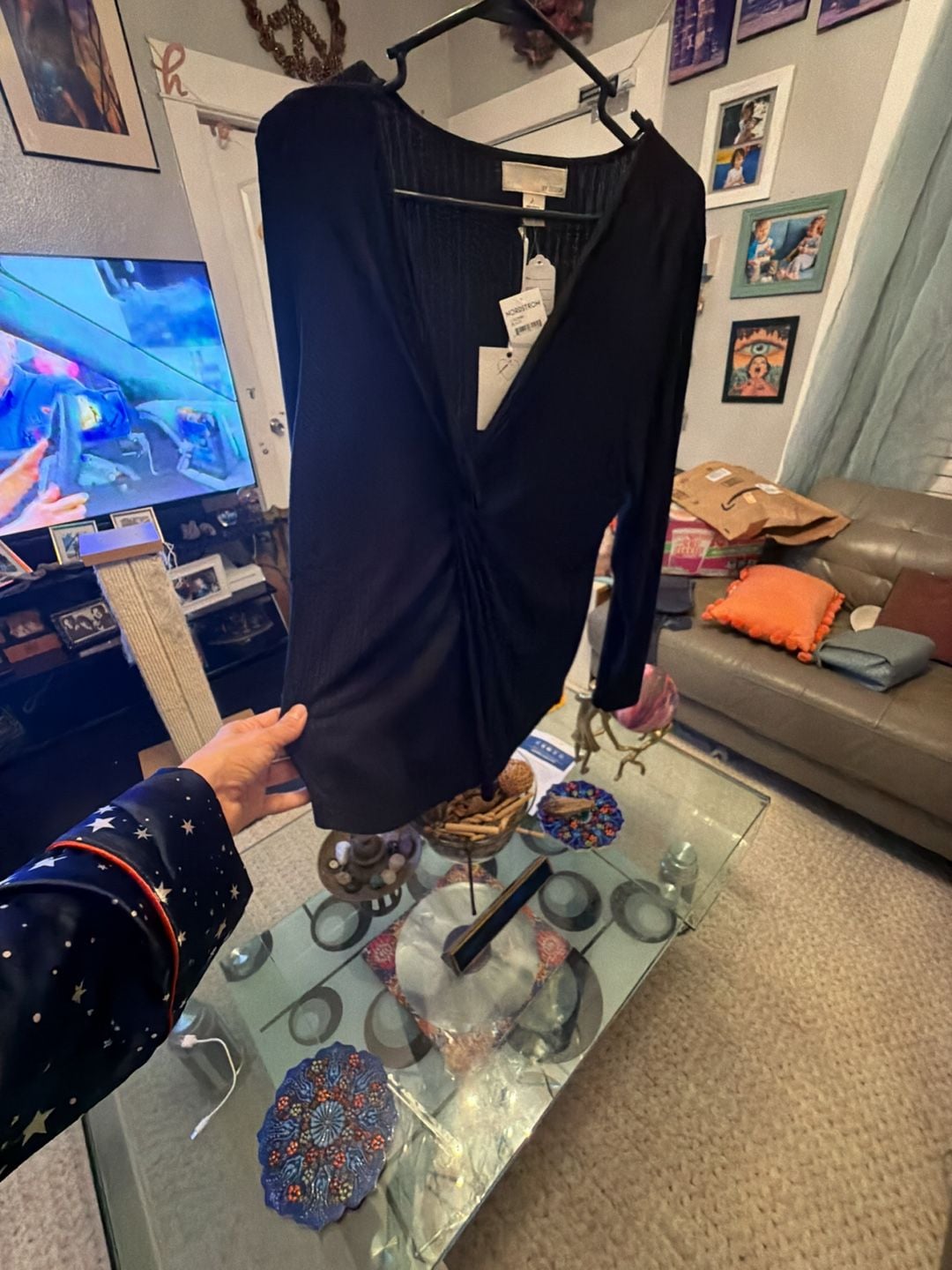 Black long sleeve Northstrom 7