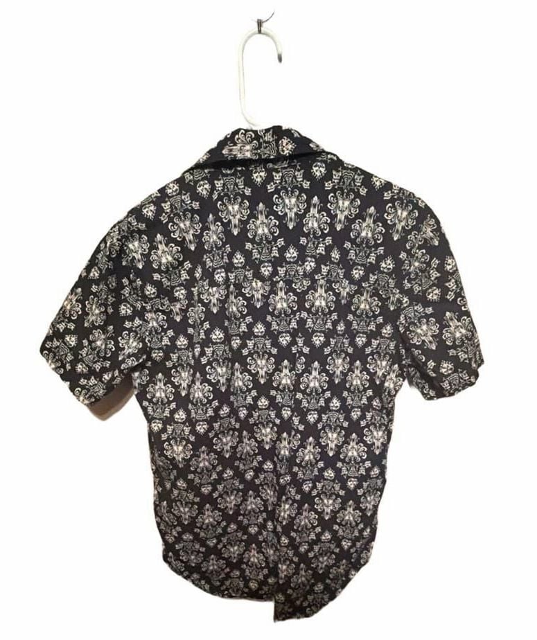 Disney Our Universe Haunted Mansion Shirt Mens Medium Button Up Short Sleeve 5