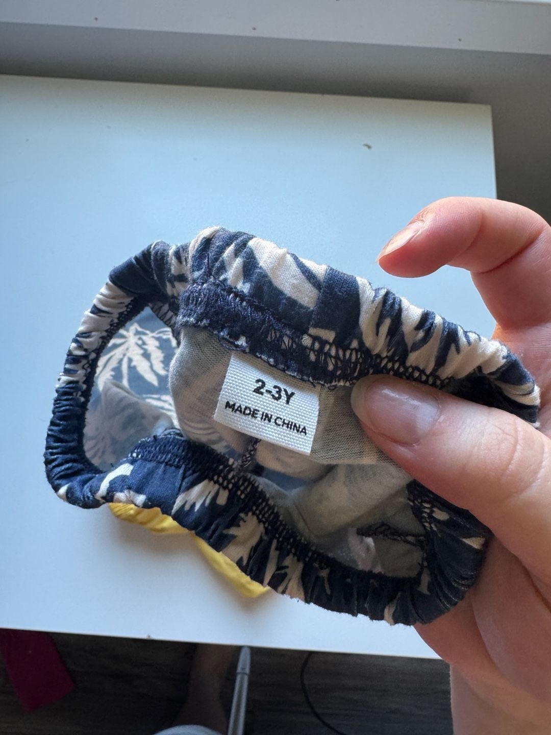 Toddler Boys Shorts Size 2-3Y Palm Tree And Yellow 4