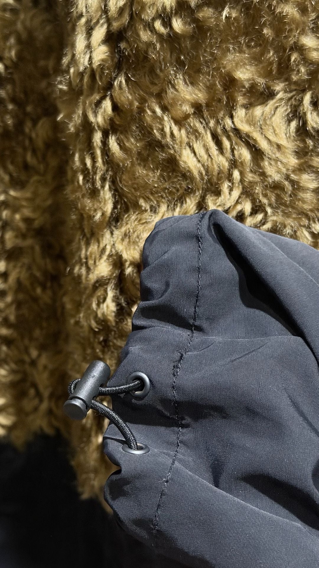 3.1 Phillip Lim Faux Fur and Nylon Mixed Media Coat Size S 11