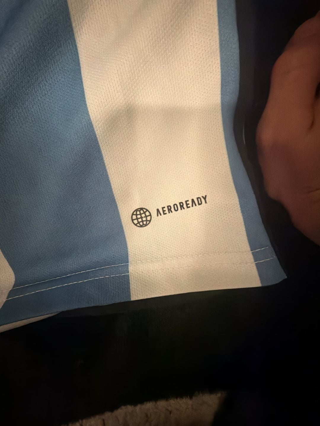Thai quality Adidas Lionel Messi Argentina 2022 World Cup Home Jersey Size M 6