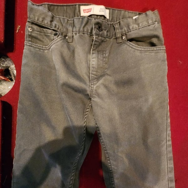 Levi's 511 Slim Jeans Size 14 Reg 27x27 Gray Denim