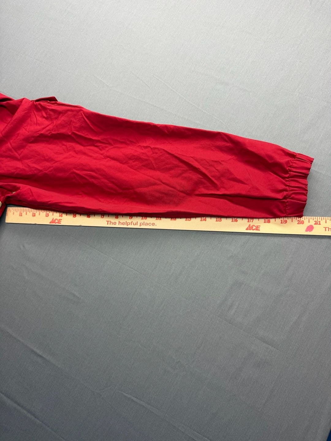 Tommy Hilfiger Red Half-Zip Hooded Windbreaker Jacket Size L 6