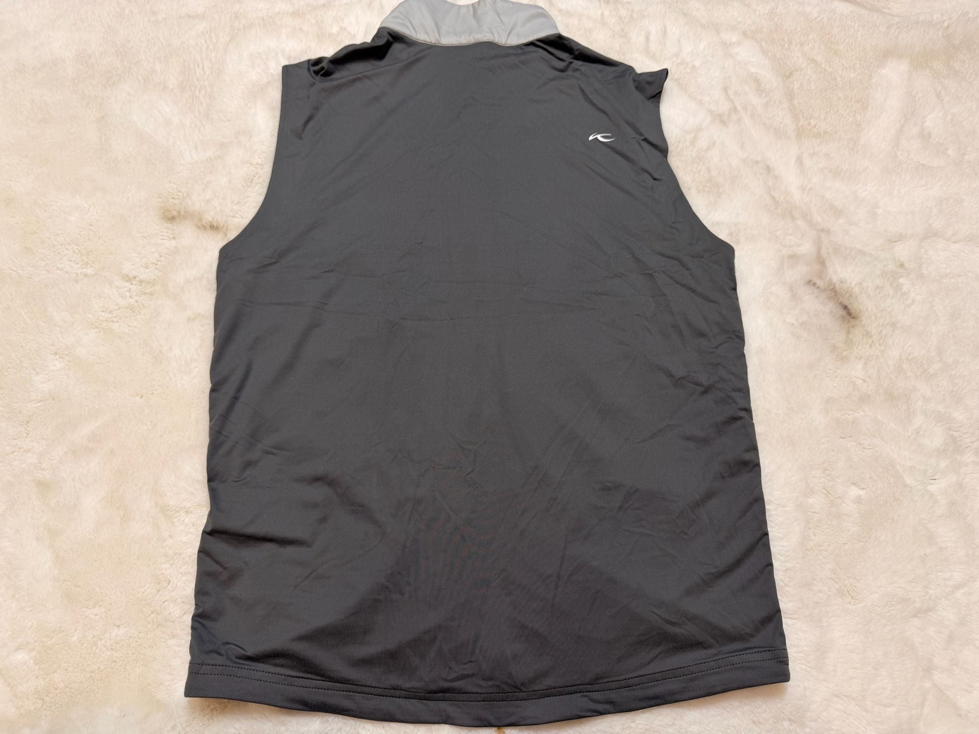 KJUS Men's Retention Vest Size 50M Gray Full-Zip Puffer Golf Athletic Outerwear 8