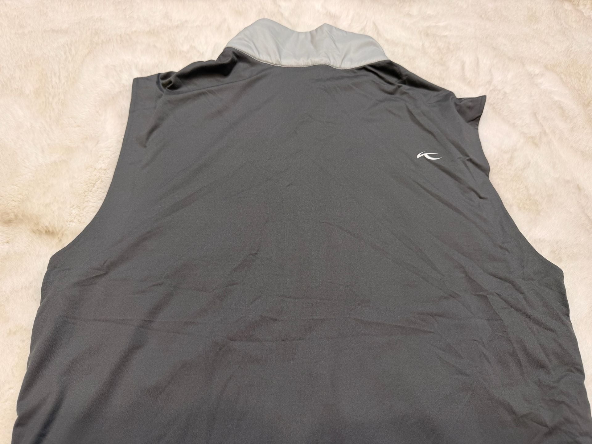 KJUS Men's Retention Vest Size 50M Gray Full-Zip Puffer Golf Athletic Outerwear 9