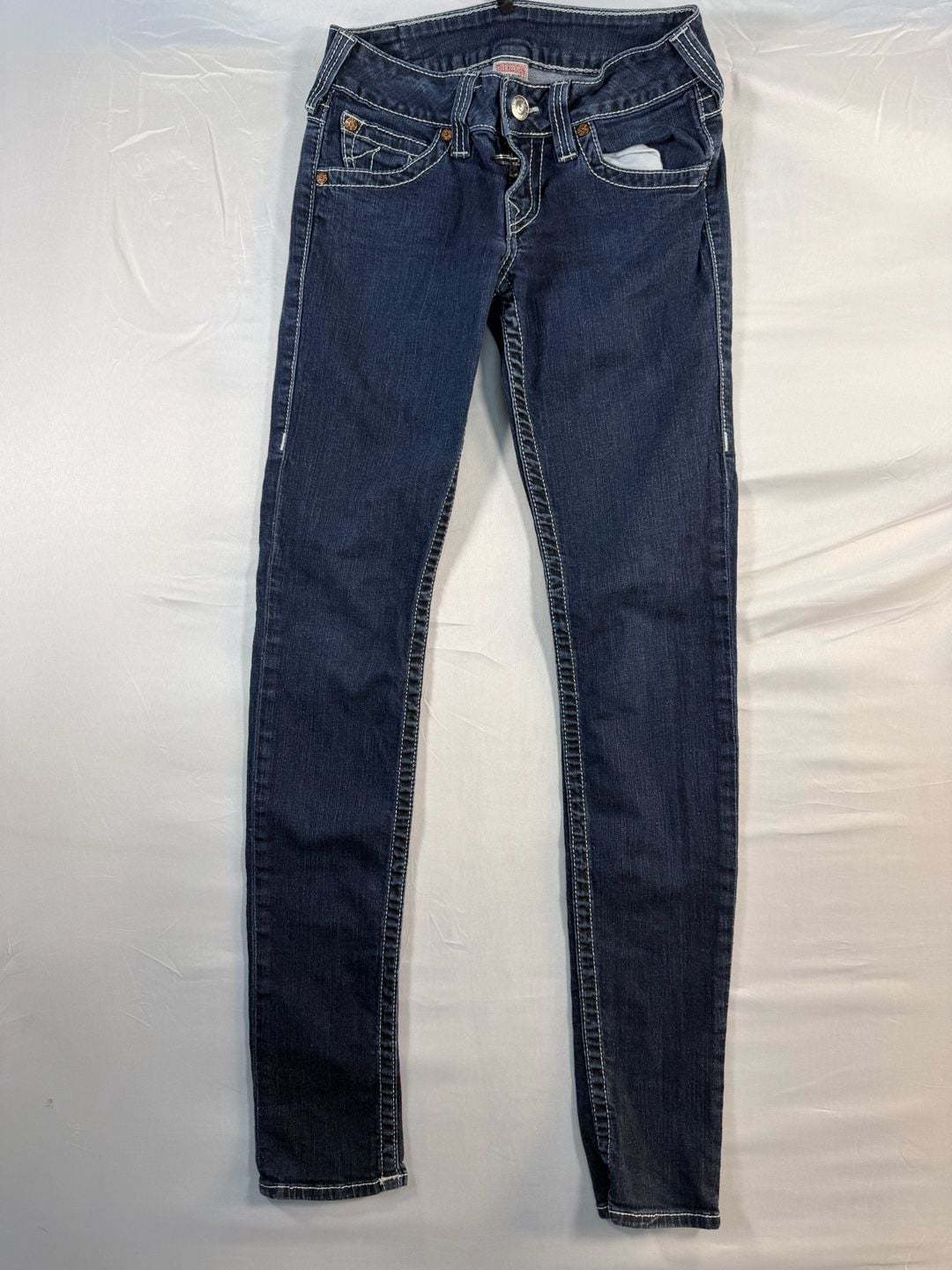 True Religion Skinny Jeans Size 28 Dark Wash Denim 2