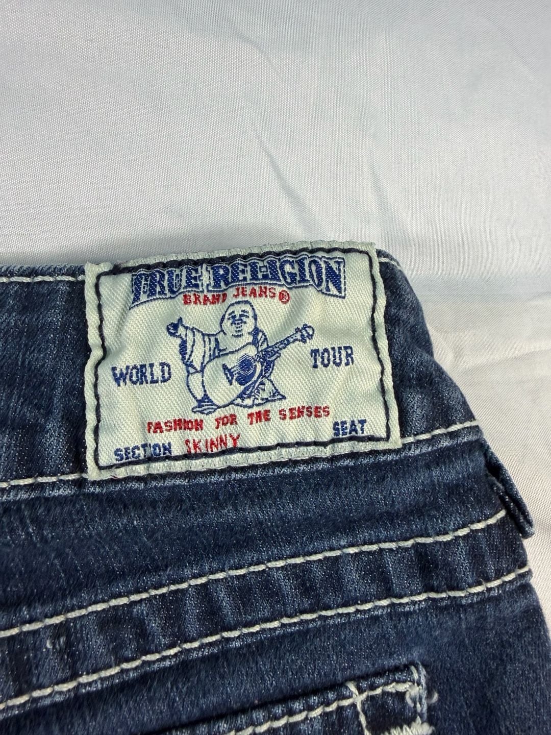 True Religion Skinny Jeans Size 28 Dark Wash Denim 7