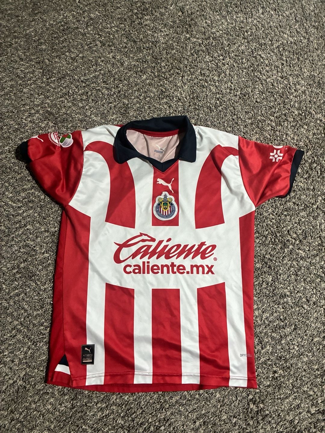 Puma Chivas Home Jersey Size S Red White Caliente.mx 2