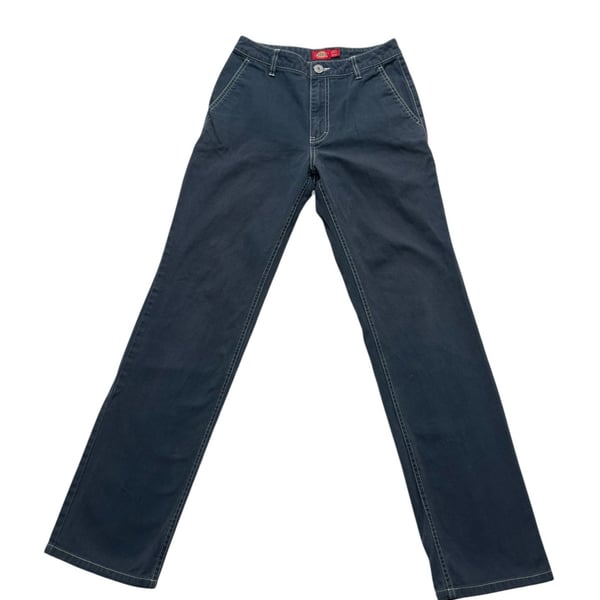 Dickies Contrast Stitch Carpenter Pants Size 0 Navy Blue