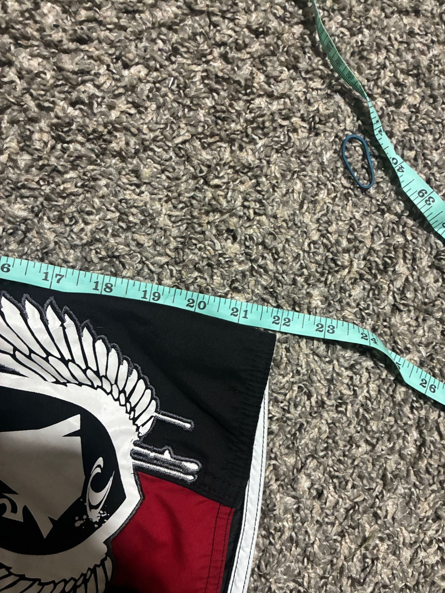 O'Neill Board Shorts Black Red White Wing Logo Size 32 5