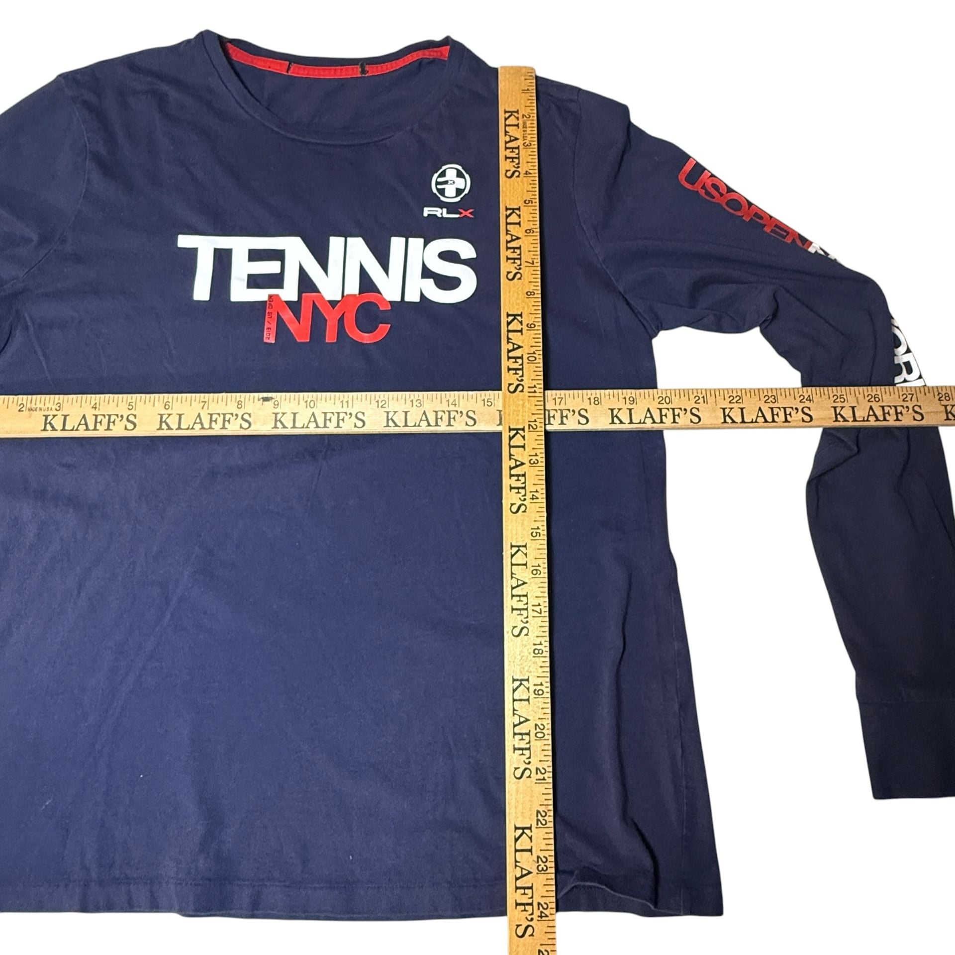RLX Ralph Lauren US Open Tennis NYC Long Sleeve Shirt Untagged Medium 7