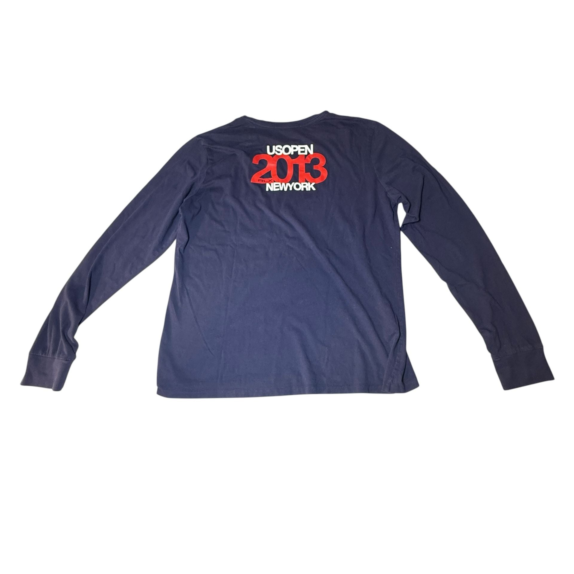 RLX Ralph Lauren US Open Tennis NYC Long Sleeve Shirt Untagged Medium 8