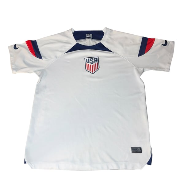 Nike USA Soccer Jersey Size M White Blue Red