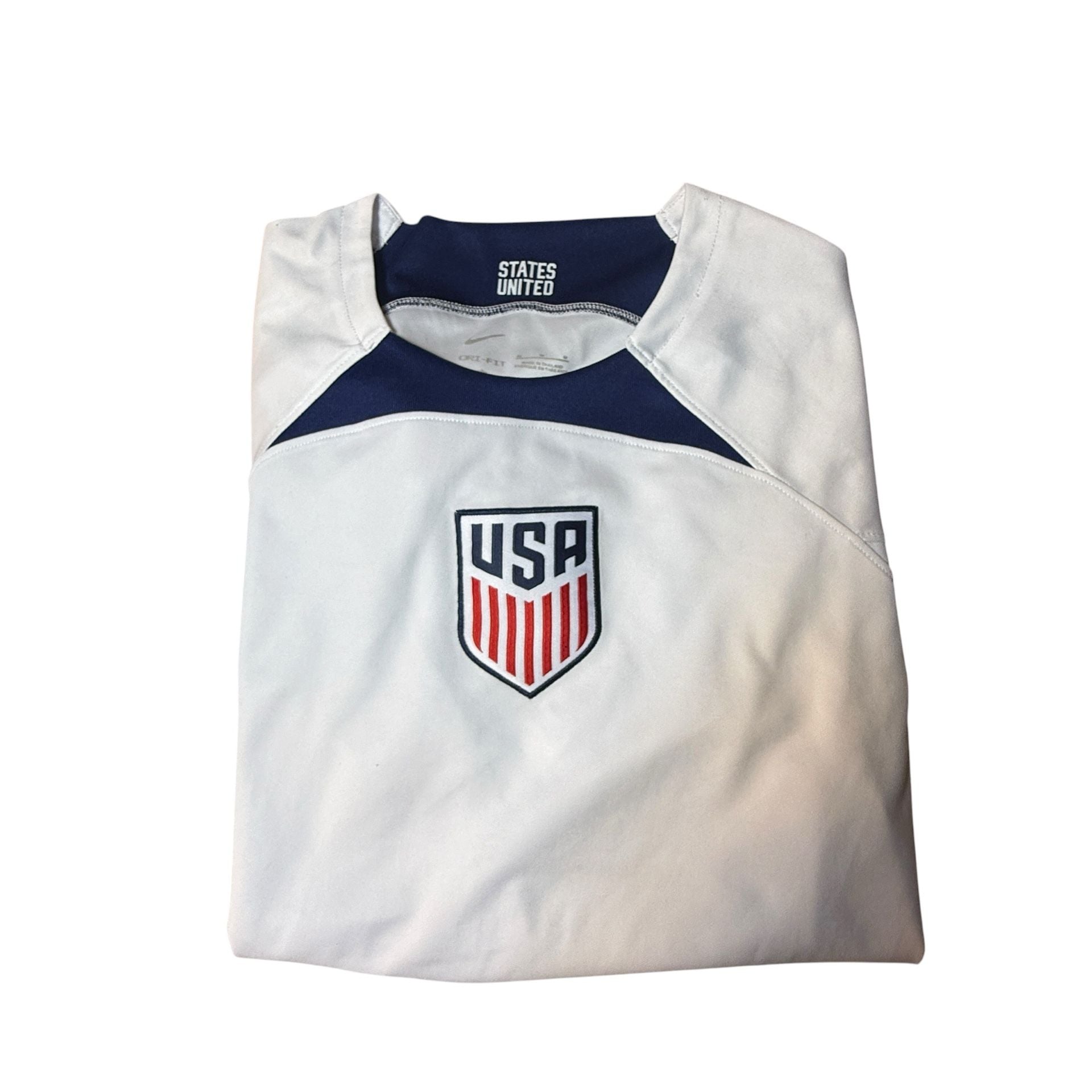 Nike USA Soccer Jersey Size M White Blue Red 13