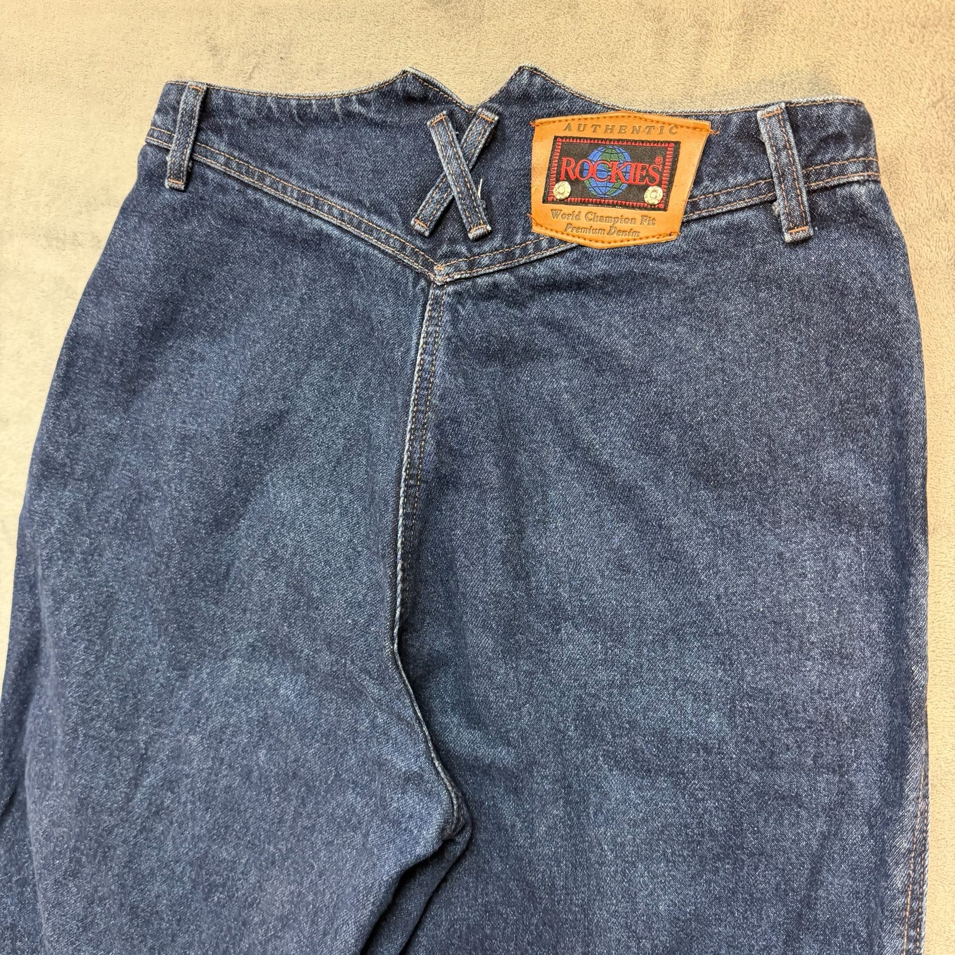 Size 13 90’s Rockies bareback high waist women’s western denim vintage 3