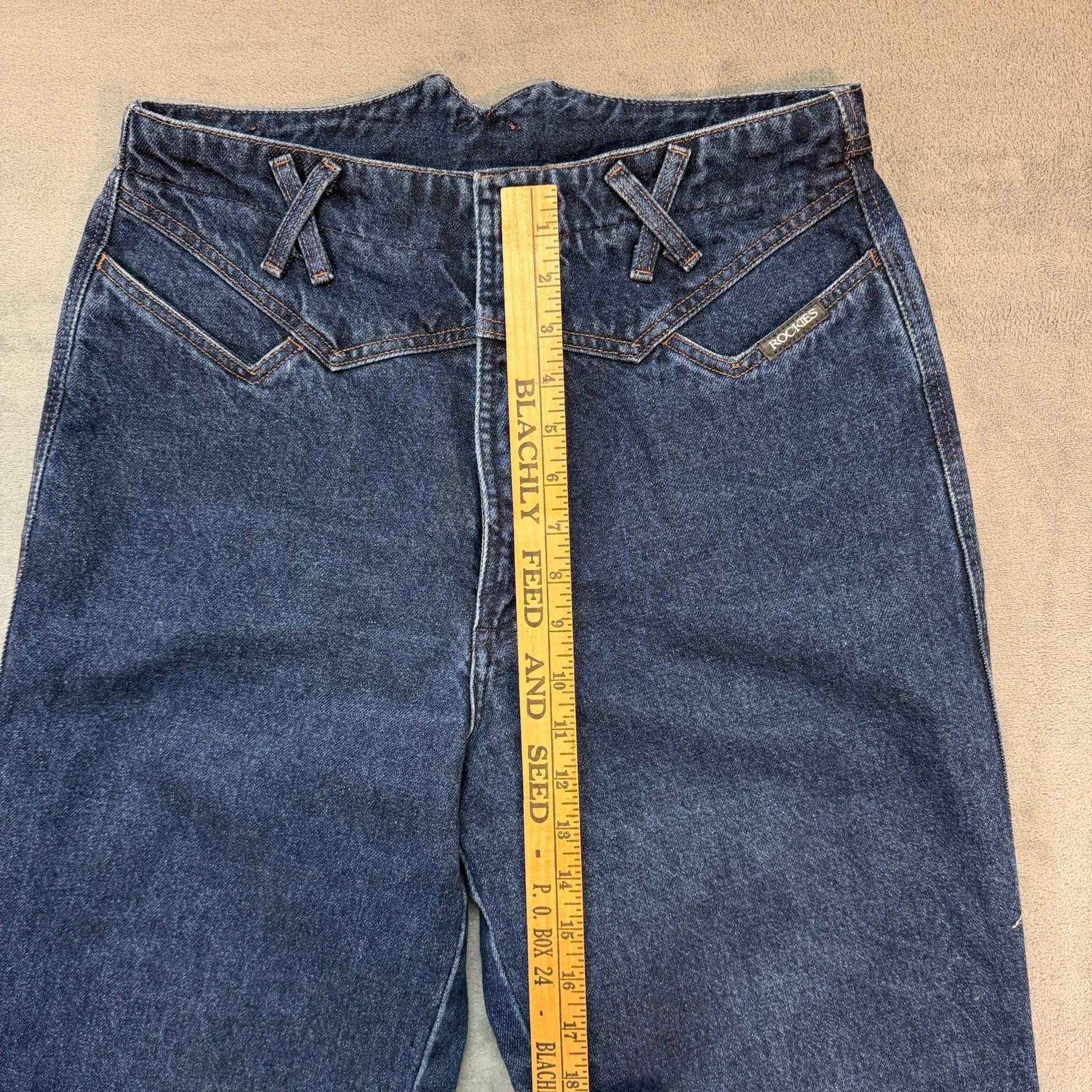 Size 13 90’s Rockies bareback high waist women’s western denim vintage 7
