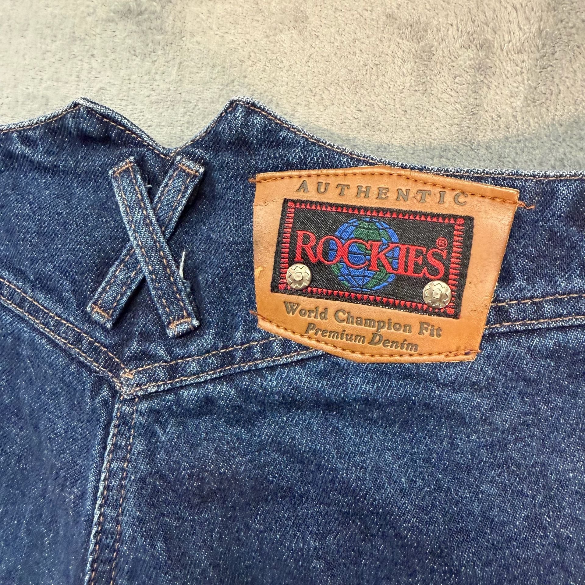 Size 13 90’s Rockies bareback high waist women’s western denim vintage 13