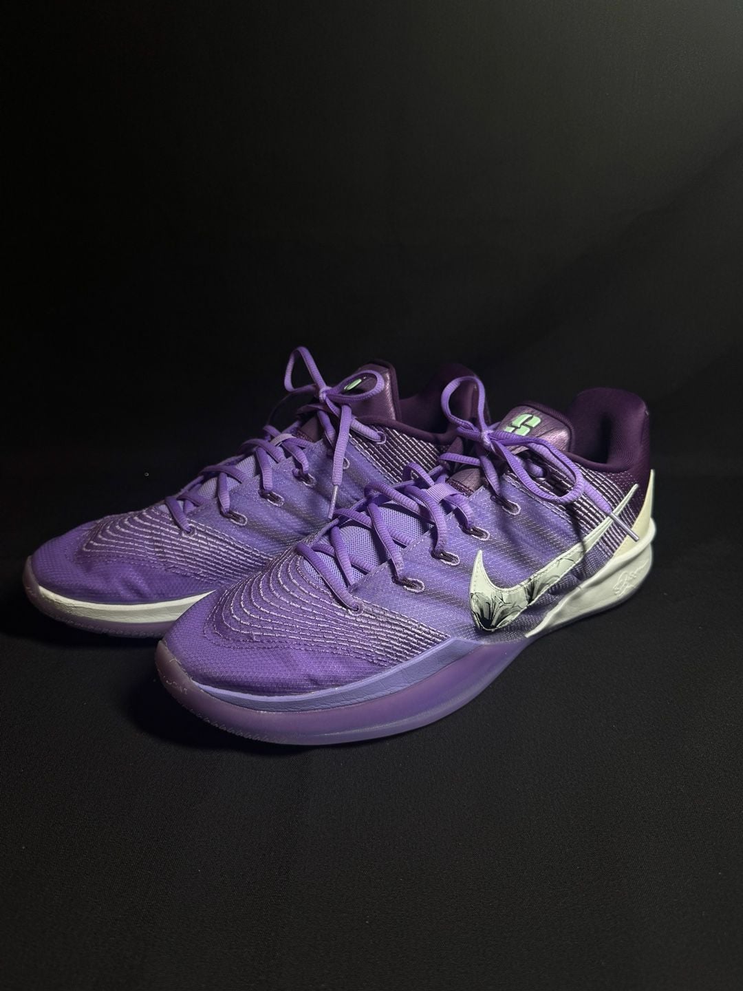 Nike Wmns Sabrina 3 Night Purple IQ5082-501 Size 15 Purple White 2