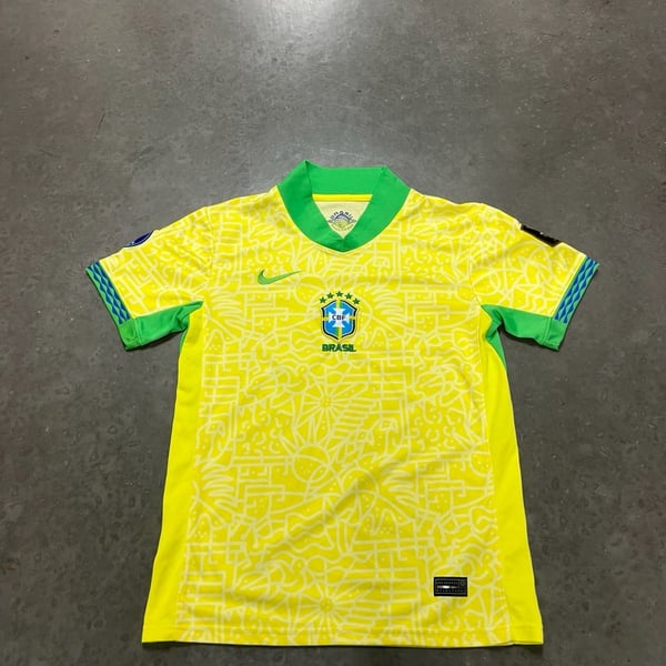 Nike Brazil 2024 Home Soccer Jersey Yellow