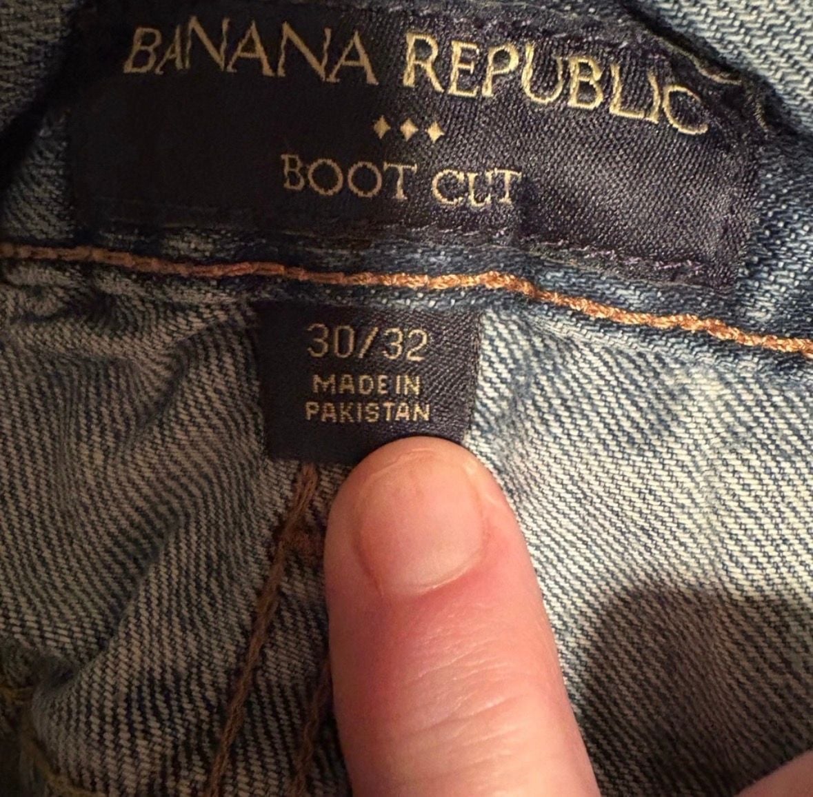 Banana Republic Boot Cut Jeans Size 30x32 Dark Wash Denim 5