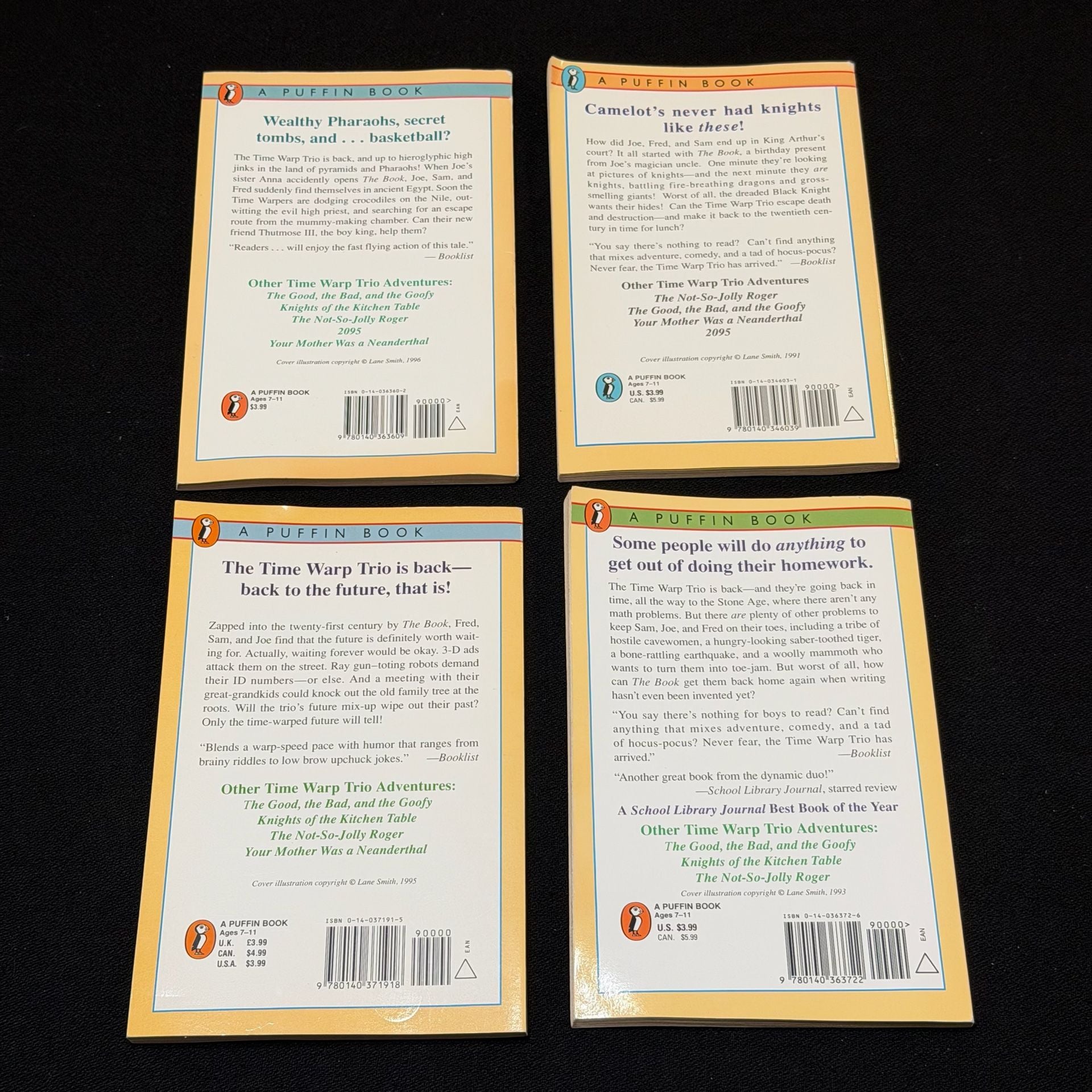 The Time Warp Trio 5 Book Set By Jon Scieszka Paperback 6