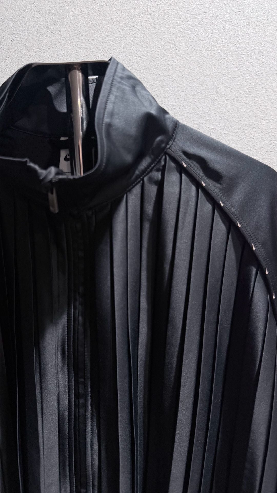 Nike Sportswear Collection Pleated Track Jacket Black Size L 3
