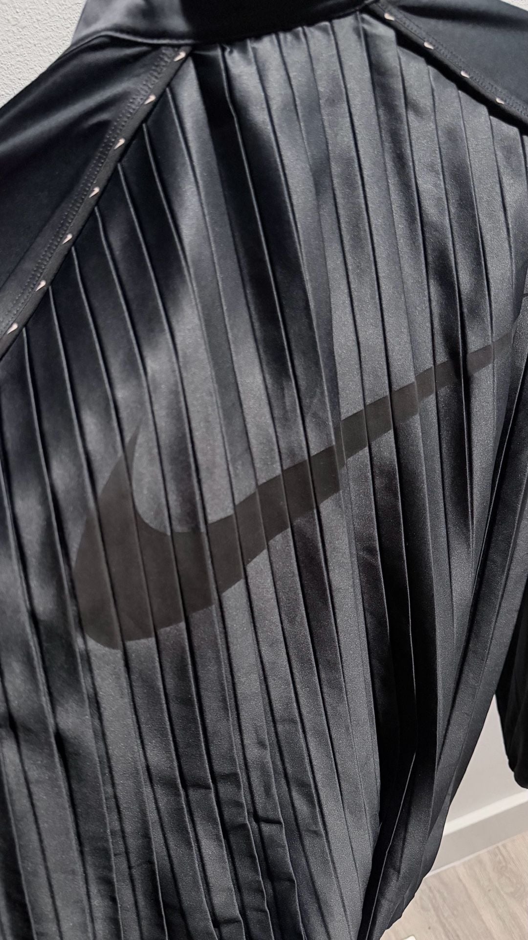Nike Sportswear Collection Pleated Track Jacket Black Size L 5