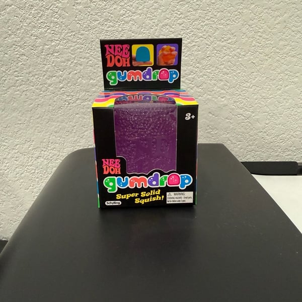 Schylling Needoh Gumdrop Super Solid Squish Purple