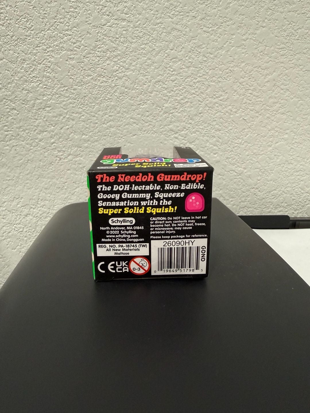 Schylling Needoh Gumdrop Super Solid Squish Purple 5