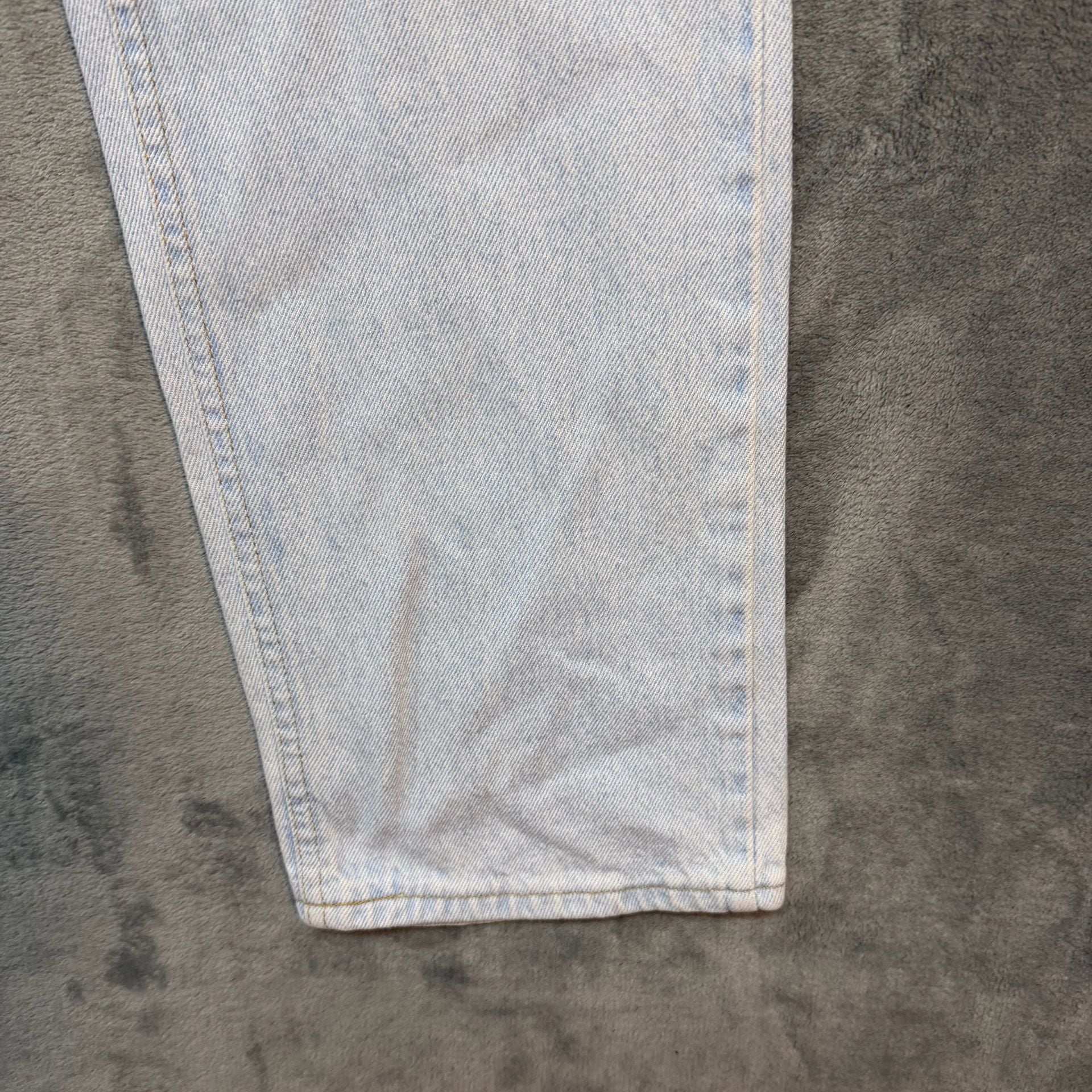 USA vintage Lee Vintage Light Wash Denim Jeans 34x30Straight Leg USA Made 9