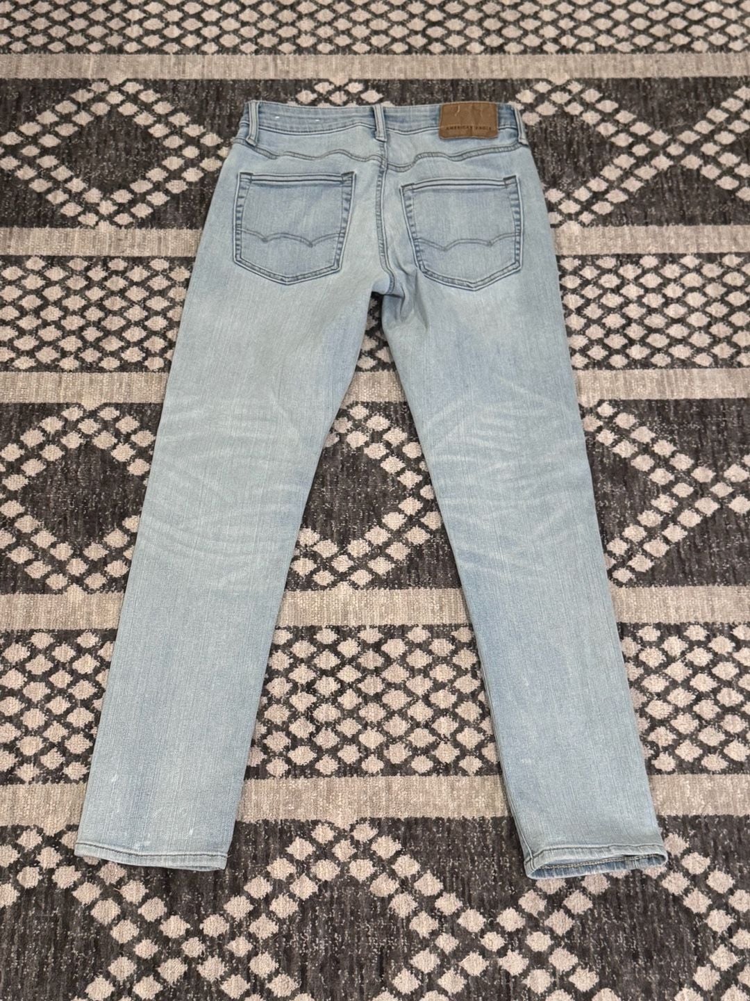 American Eagle NE(X)T Level Flex Athletic Fit Jean Light Wash 3
