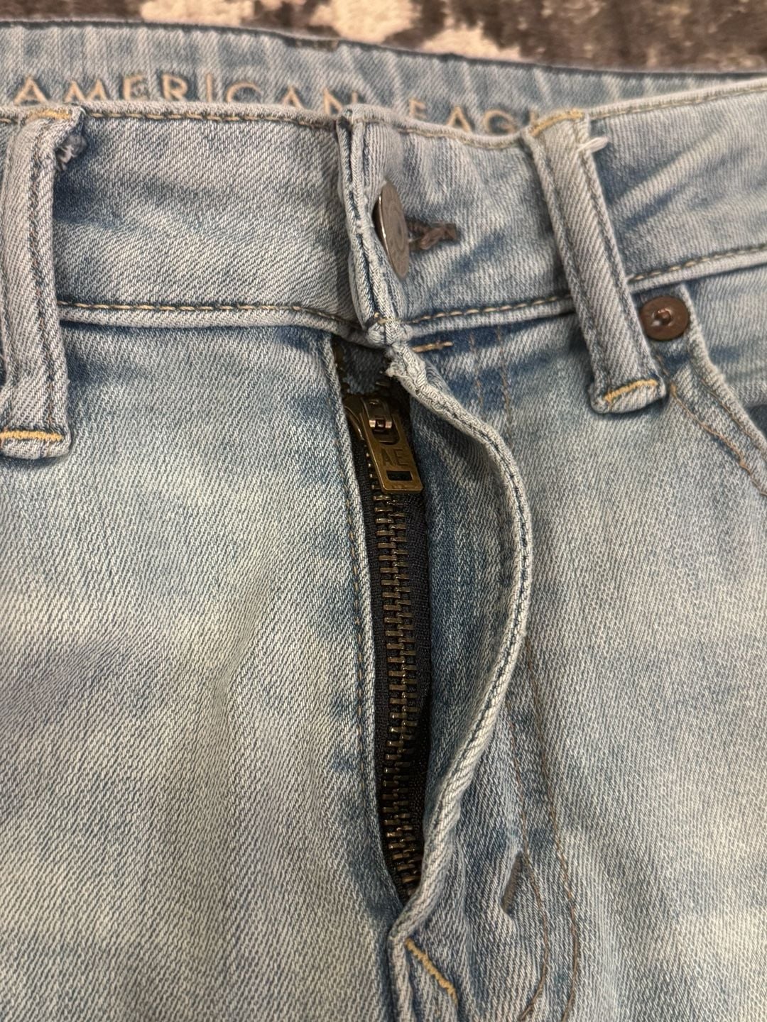 American Eagle NE(X)T Level Flex Athletic Fit Jean Light Wash 6