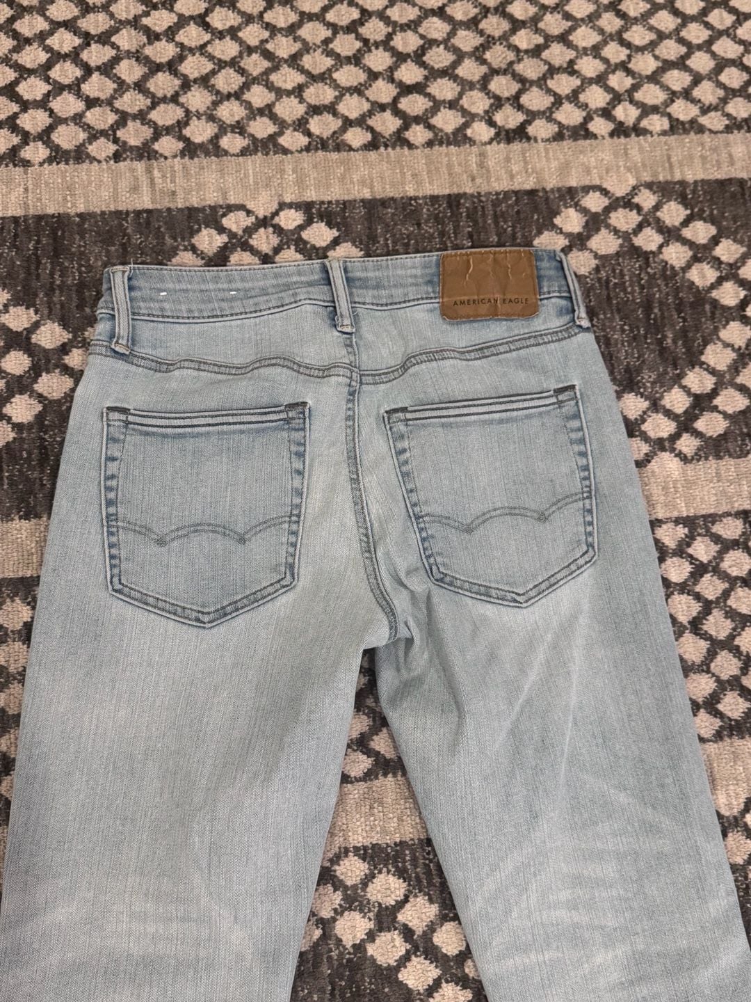 American Eagle NE(X)T Level Flex Athletic Fit Jean Light Wash 10